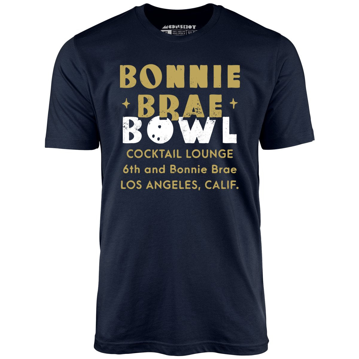 Bonnie Brae Bowl - Los Angeles, CA - Vintage Bowling Alley - Unisex T-Shirt