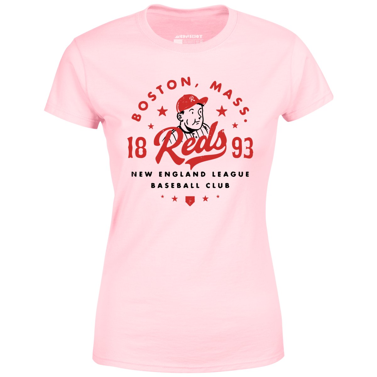 Boston Reds - Massachusetts - Vintage Defunct Baseball Teams - Women's T-Shirt