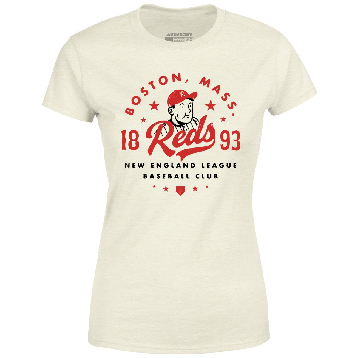 Boston Reds - Massachusetts - Vintage Defunct Baseball Teams - Women's T-Shirt