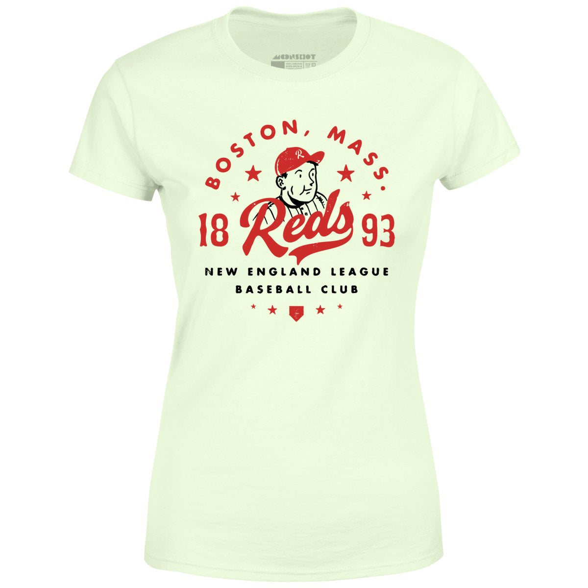 Boston Reds - Massachusetts - Vintage Defunct Baseball Teams - Women's T-Shirt