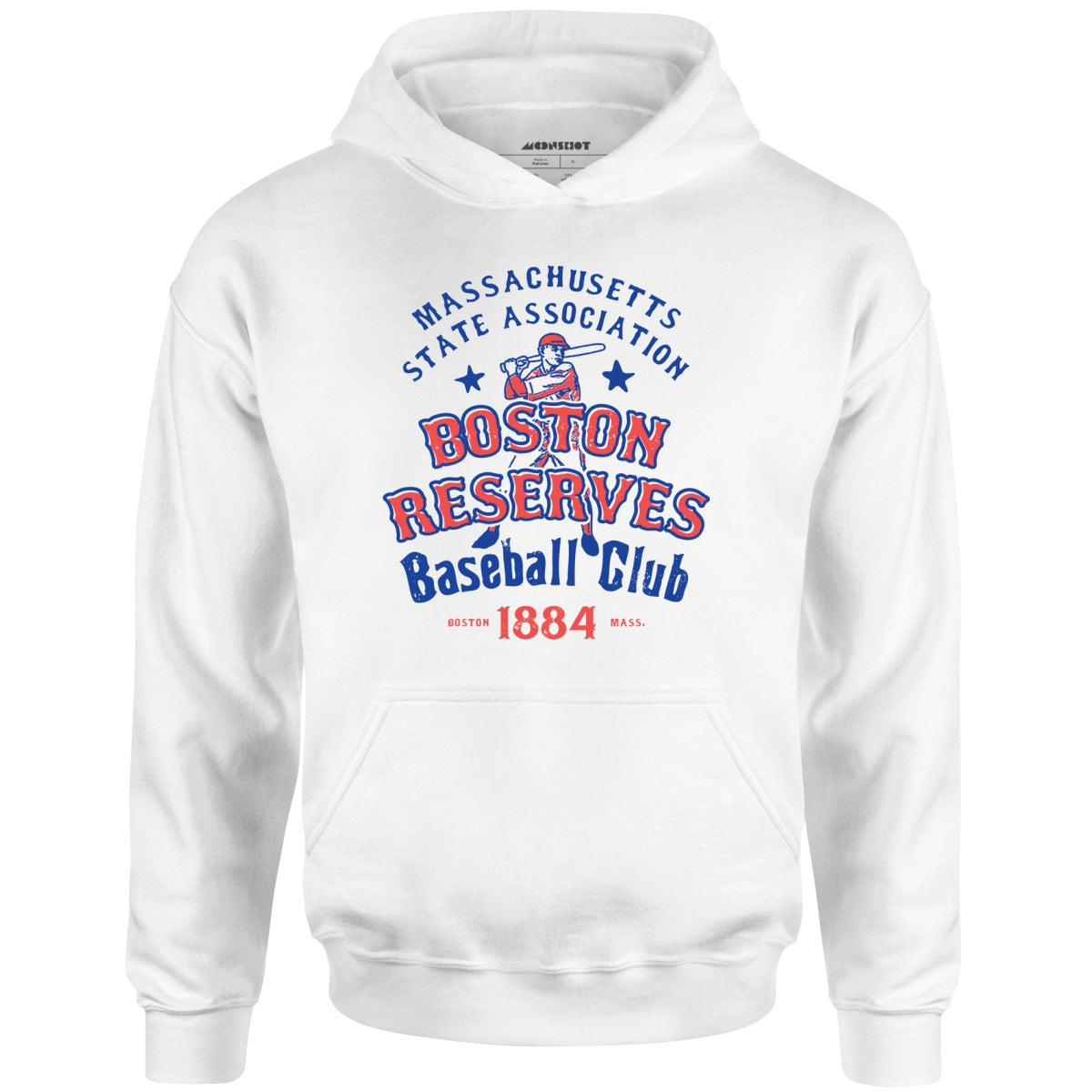 Boston Reserves - Massachusetts - Vintage Defunct Baseball Teams - Unisex Hoodie