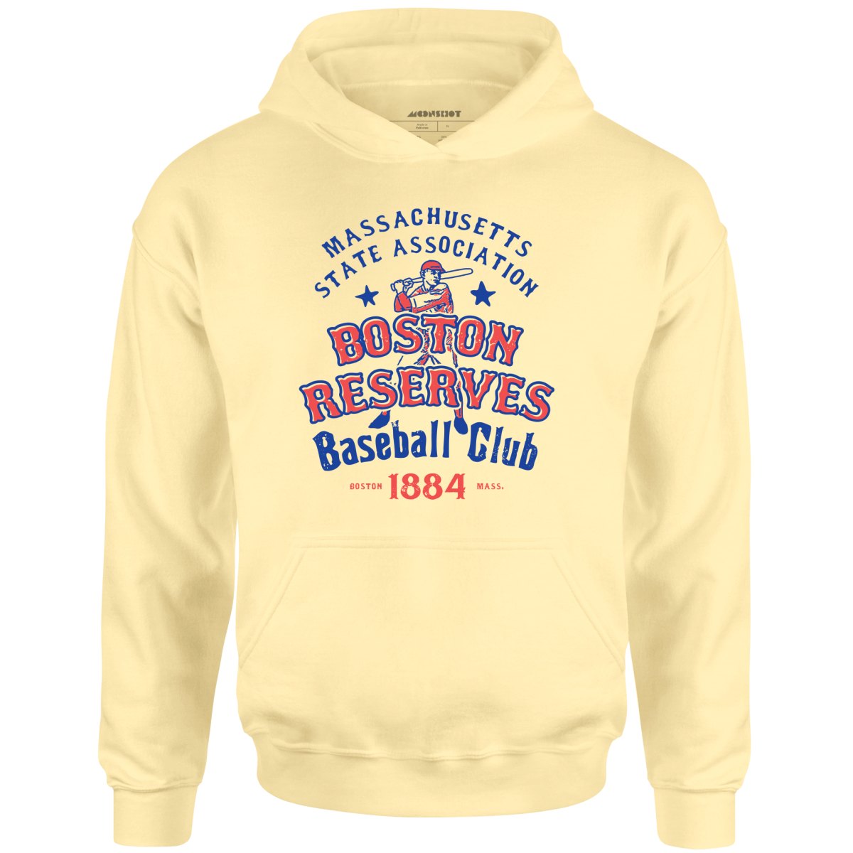 Boston Reserves - Massachusetts - Vintage Defunct Baseball Teams - Unisex Hoodie