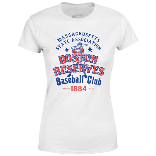 Boston Reserves - Massachusetts - Vintage Defunct Baseball Teams - Women's T-Shirt