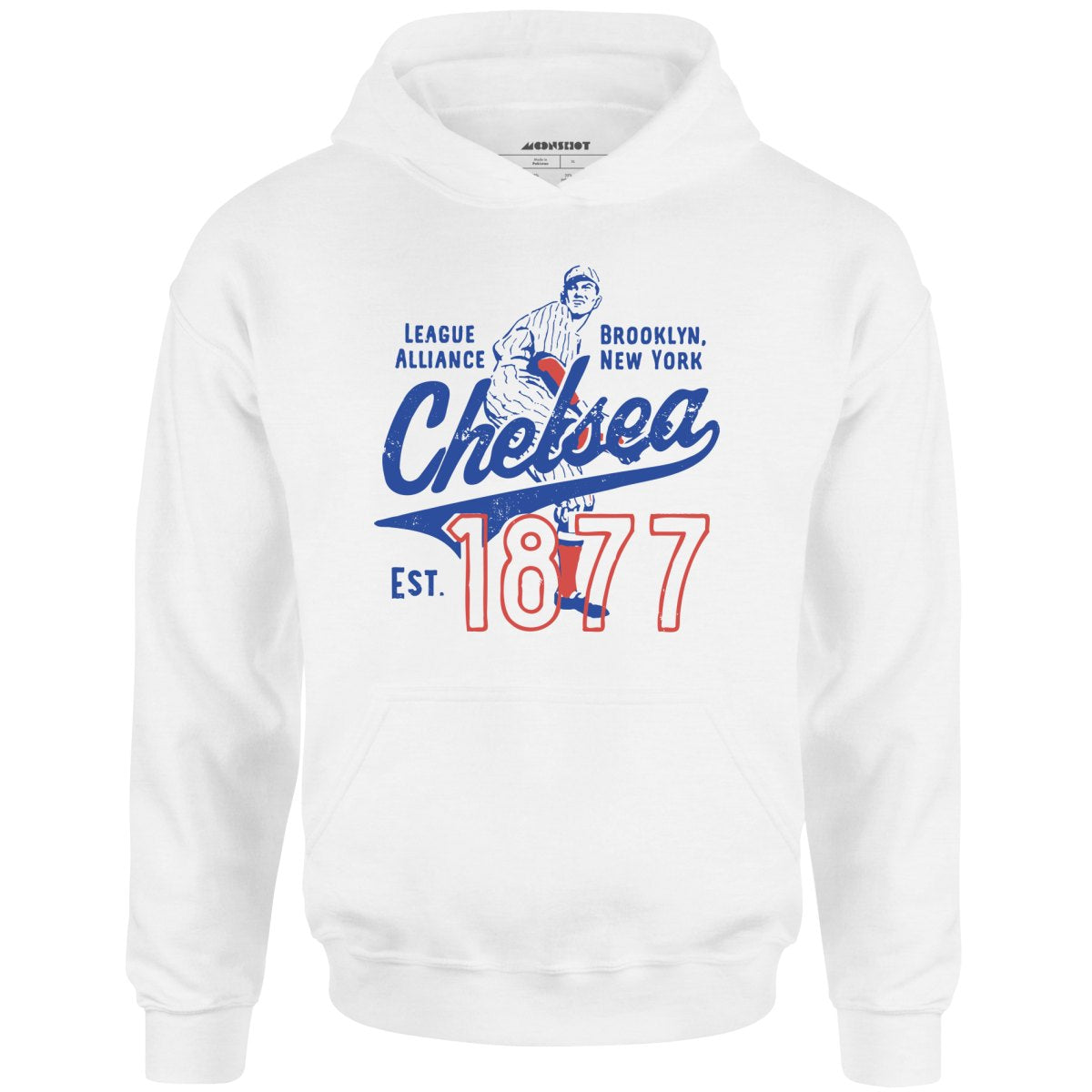 Brooklyn Chelsea - New York - Vintage Defunct Baseball Teams - Unisex Hoodie