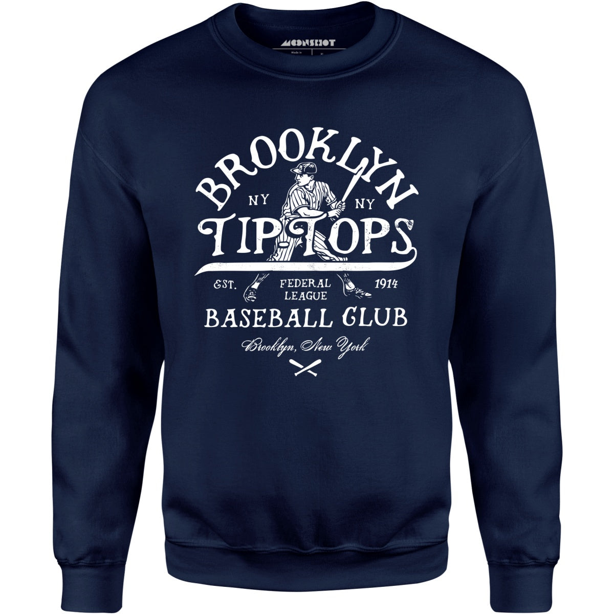 Brooklyn Tip Tops - New York - Vintage Defunct Baseball Teams - Unisex Sweatshirt