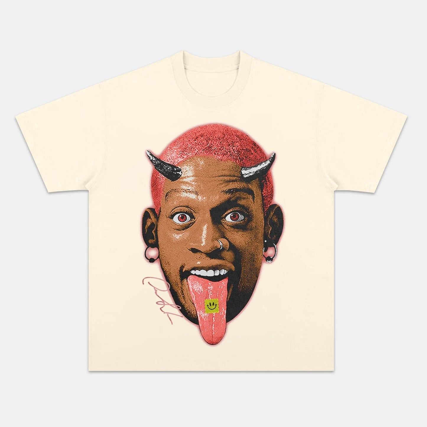 DENNIS RODMAN BIG FACE TEE Style001