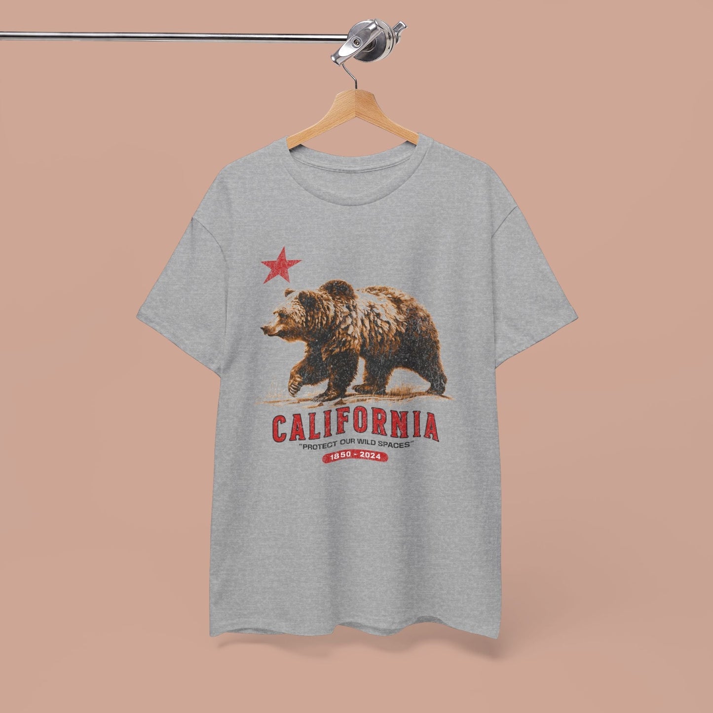 Vintage California State Protect Our Wild Spaces T-shirt