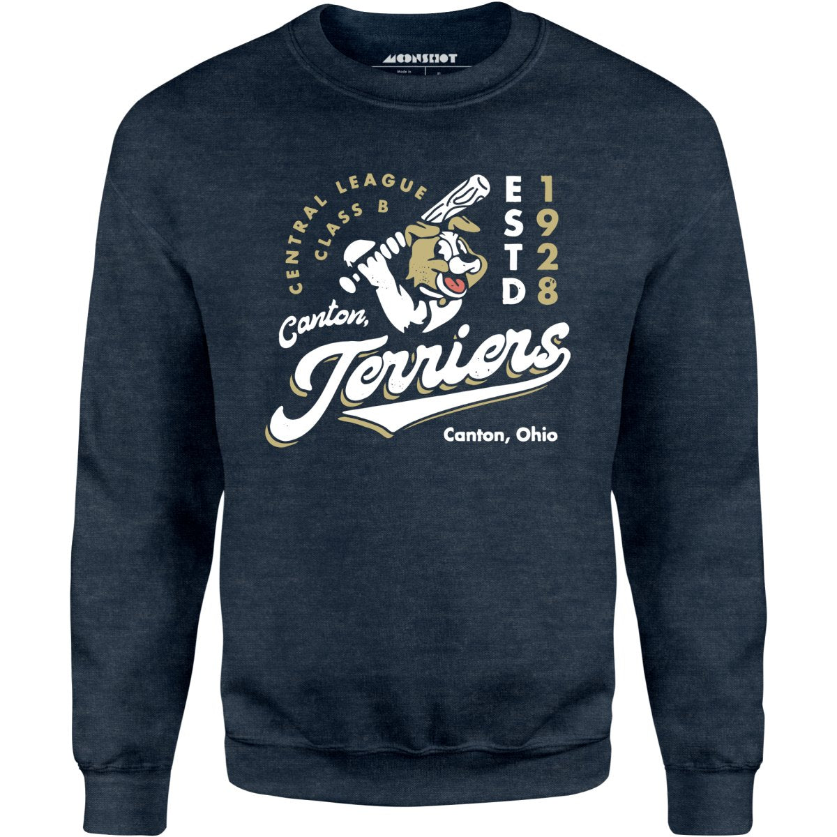 Canton Terriers - Ohio  - Vintage Defunct Baseball Teams - Unisex Sweatshirt