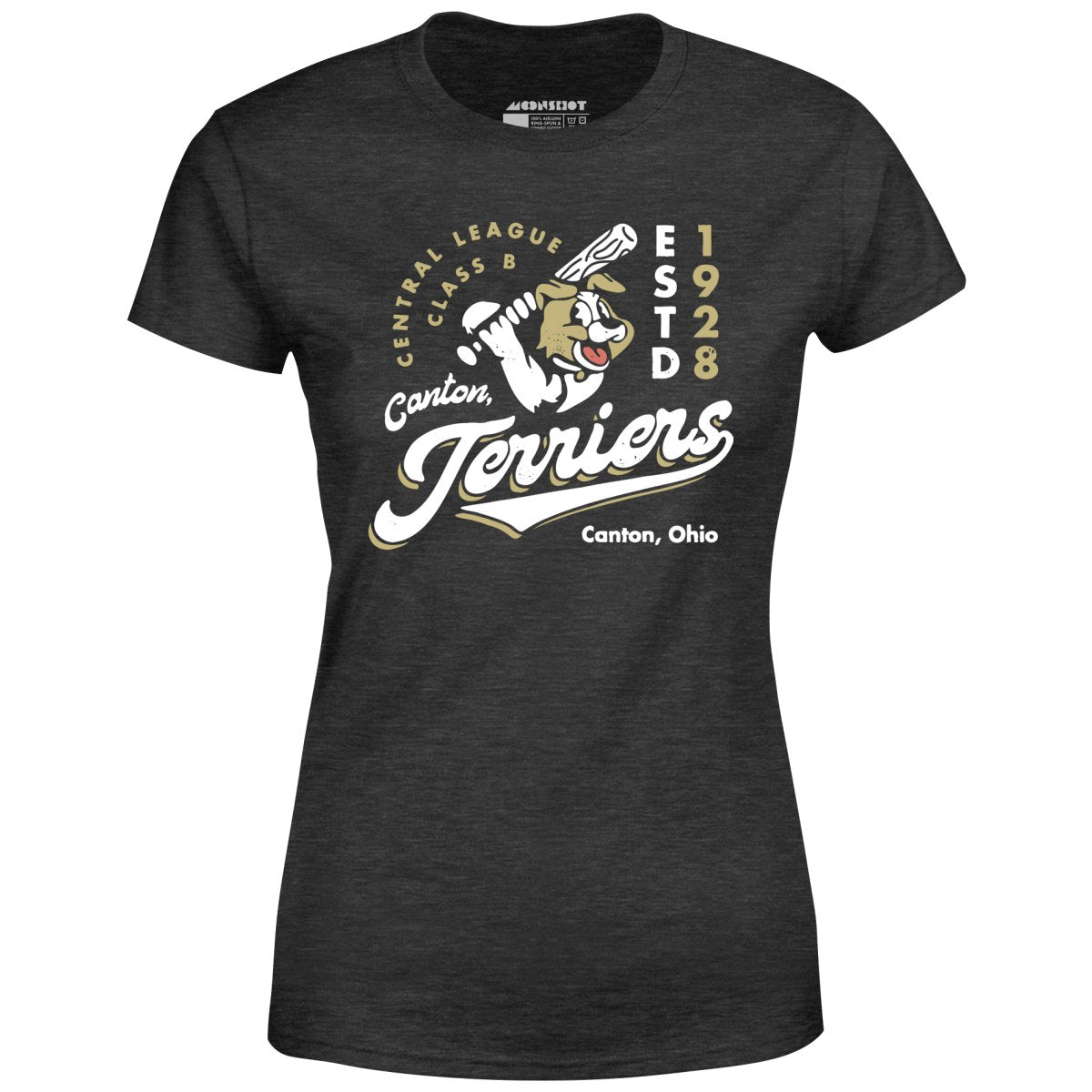 Canton Terriers - Ohio  - Vintage Defunct Baseball Teams - Women's T-Shirt