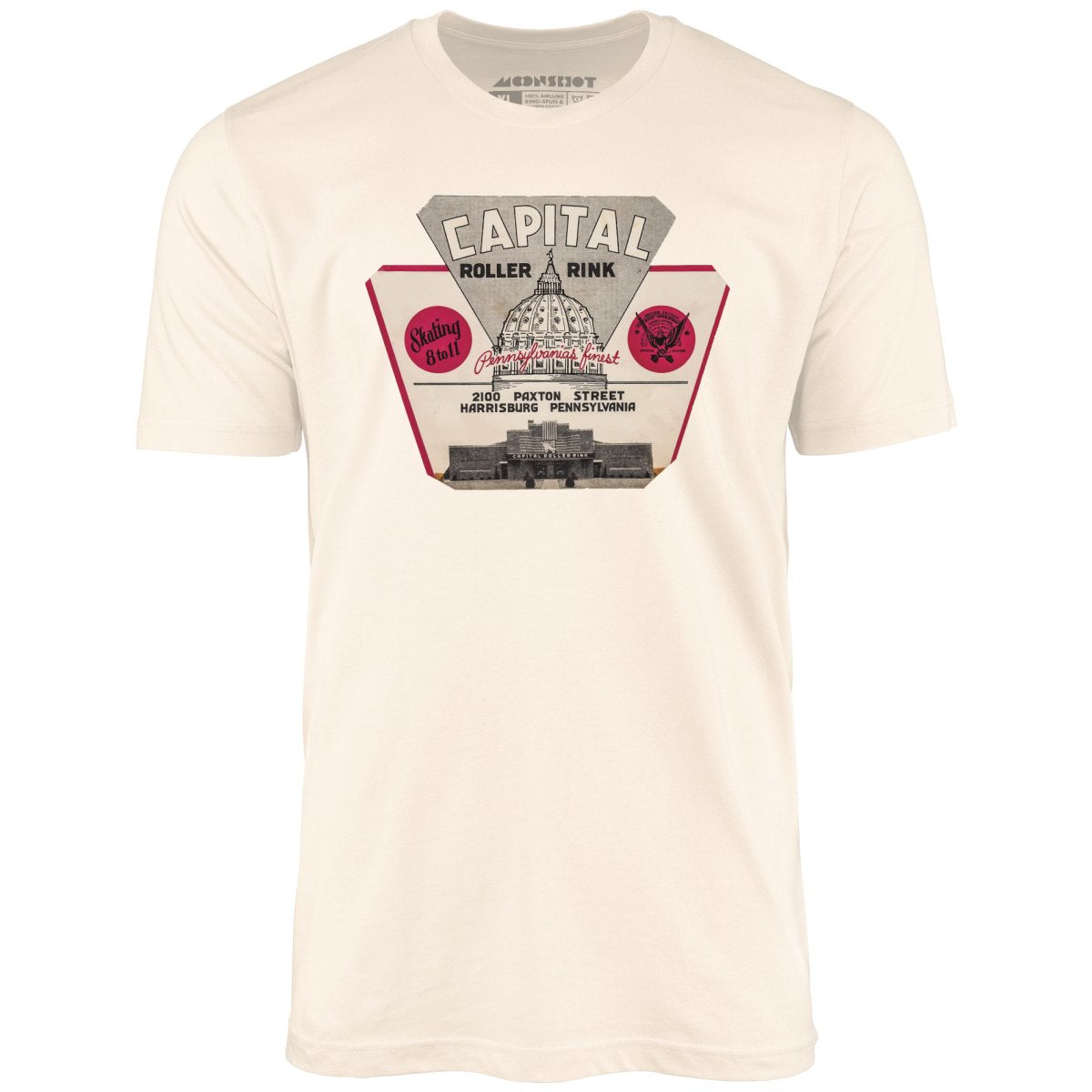 Capital Roller Rink - Harrisburg, PA - Vintage Roller Rink - Unisex T-Shirt