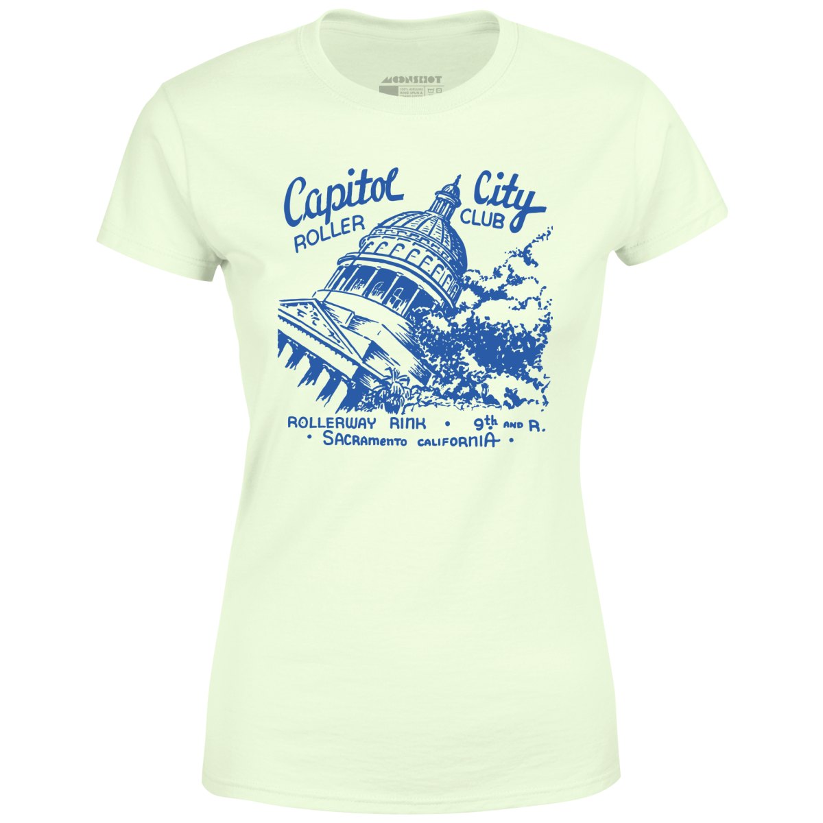 Capitol City Roller Club - Sacramento, CA - Vintage Roller Rink - Women's T-Shirt