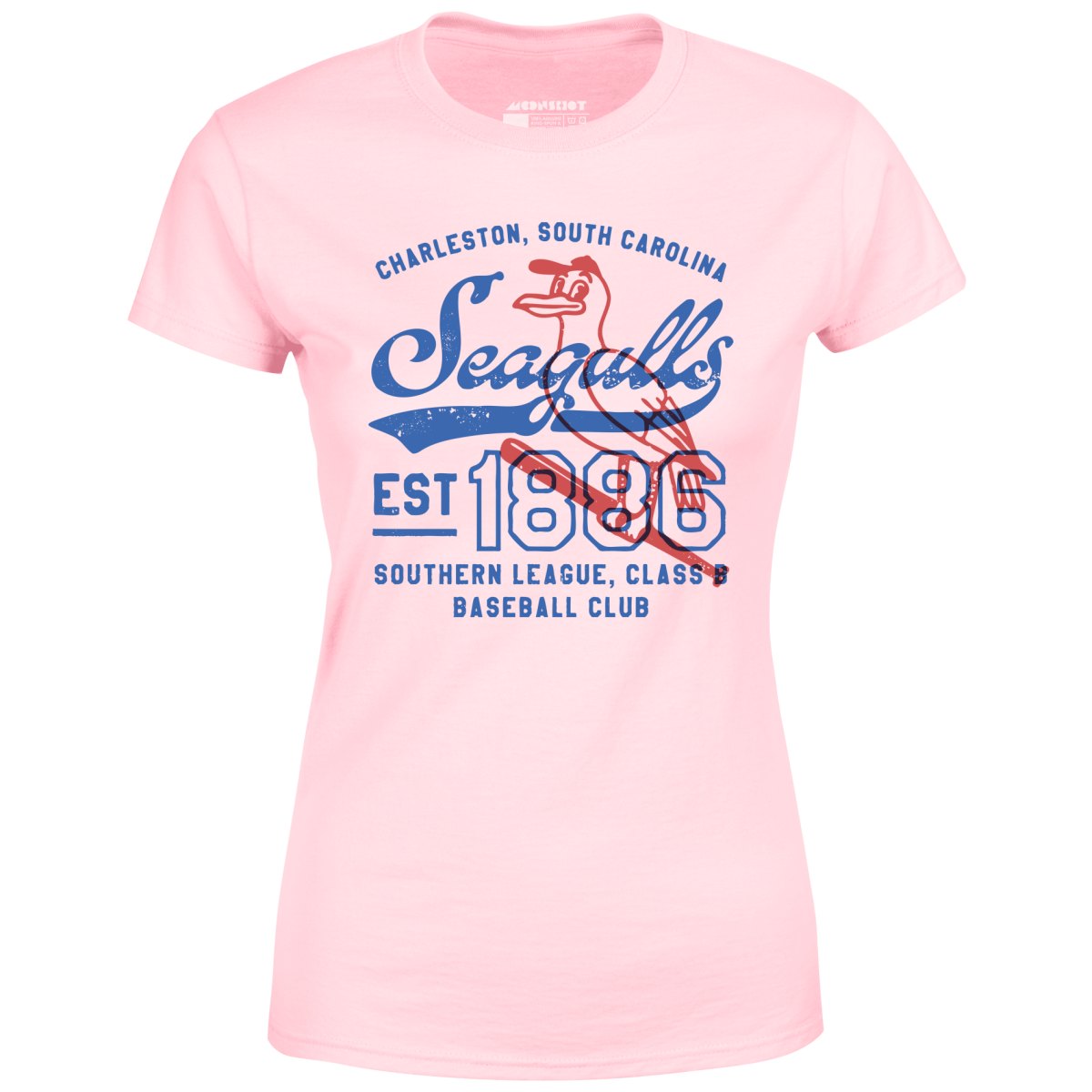 Charleston Seagulls - South Carolina - Vintage Defunct Baseball Teams - Women's T-Shirt