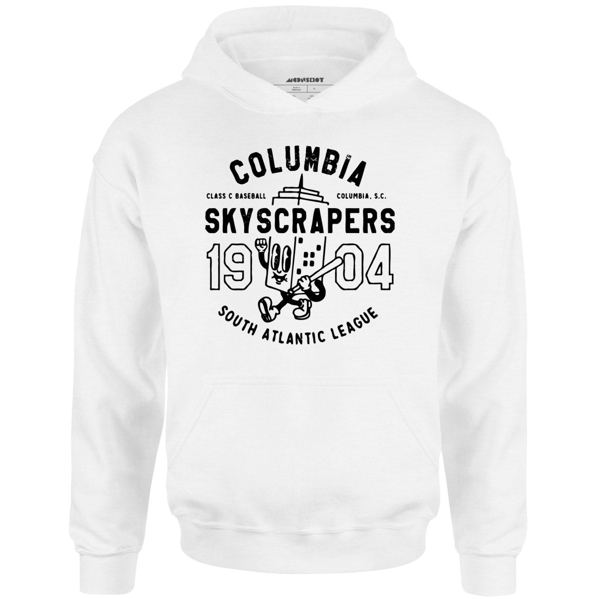 Columbia Skyscrapers - South Carolina - Vintage Defunct Baseball Teams - Unisex Hoodie