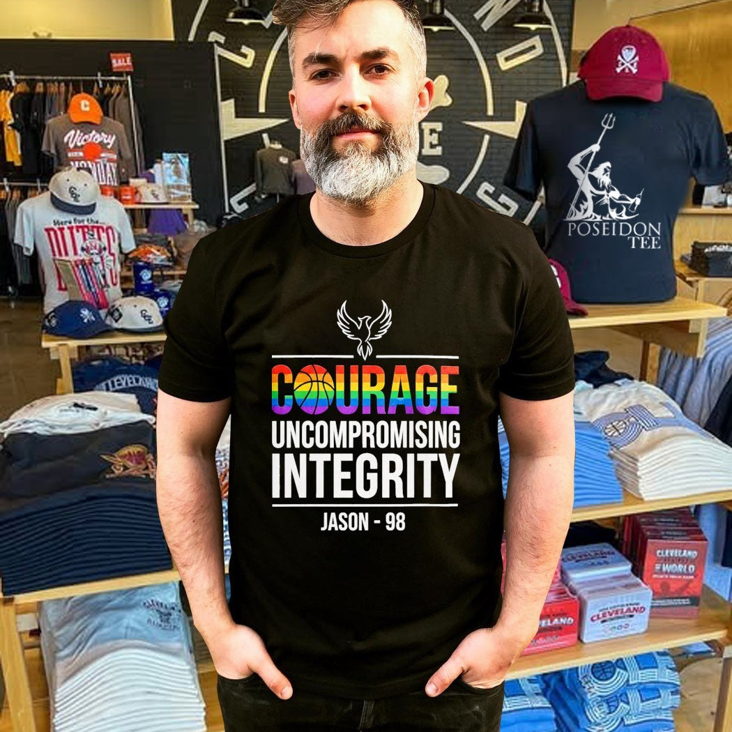Courage Uncompromising Integrity Jason 98 Commemorative T-shirt