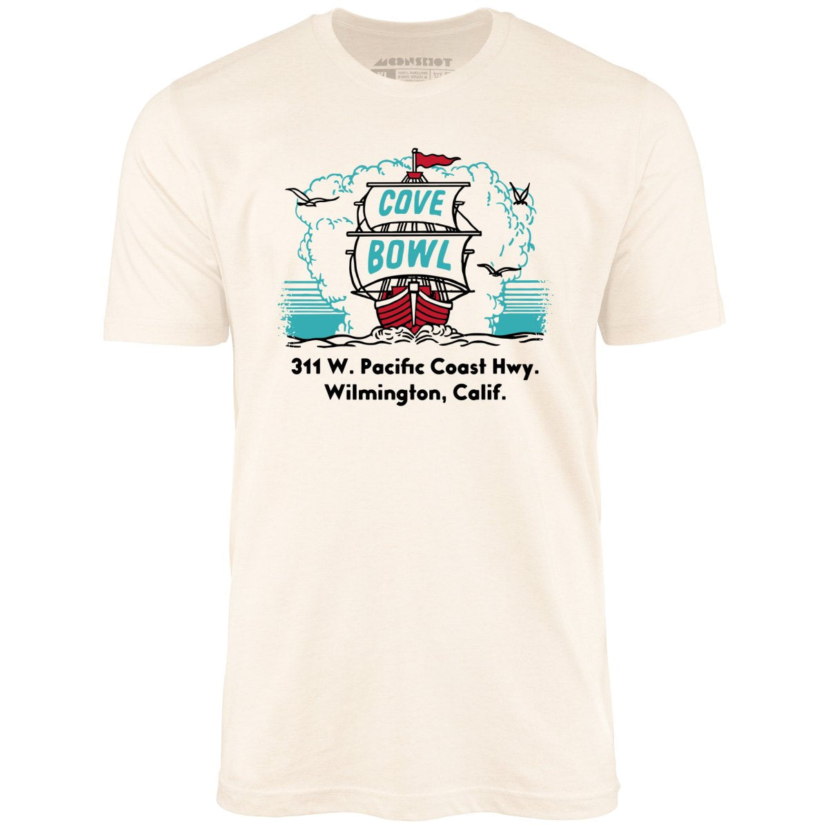 Cove Bowl - Wilmington, CA - Vintage Bowling Alley - Unisex T-Shirt