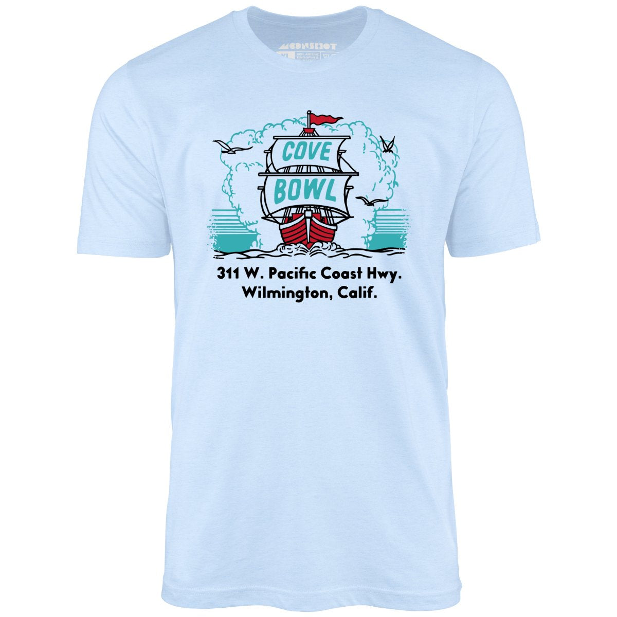 Cove Bowl - Wilmington, CA - Vintage Bowling Alley - Unisex T-Shirt