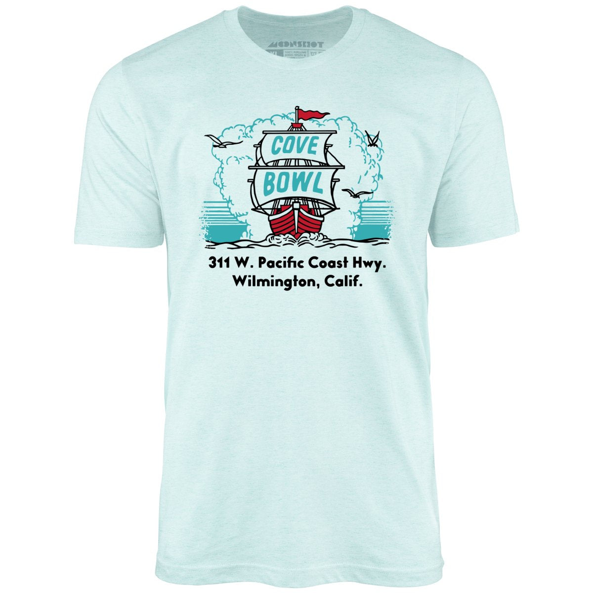 Cove Bowl - Wilmington, CA - Vintage Bowling Alley - Unisex T-Shirt