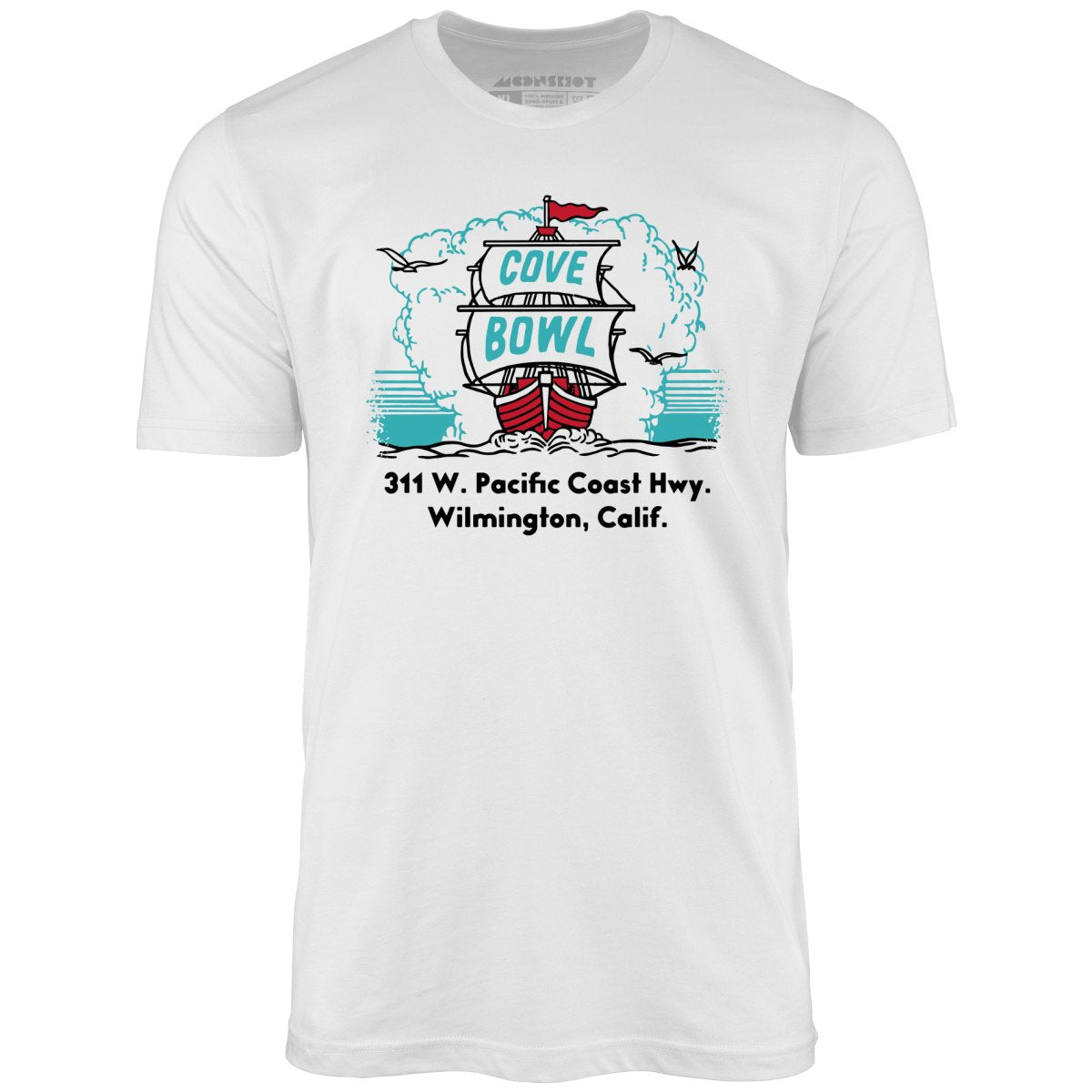 Cove Bowl - Wilmington, CA - Vintage Bowling Alley - Unisex T-Shirt