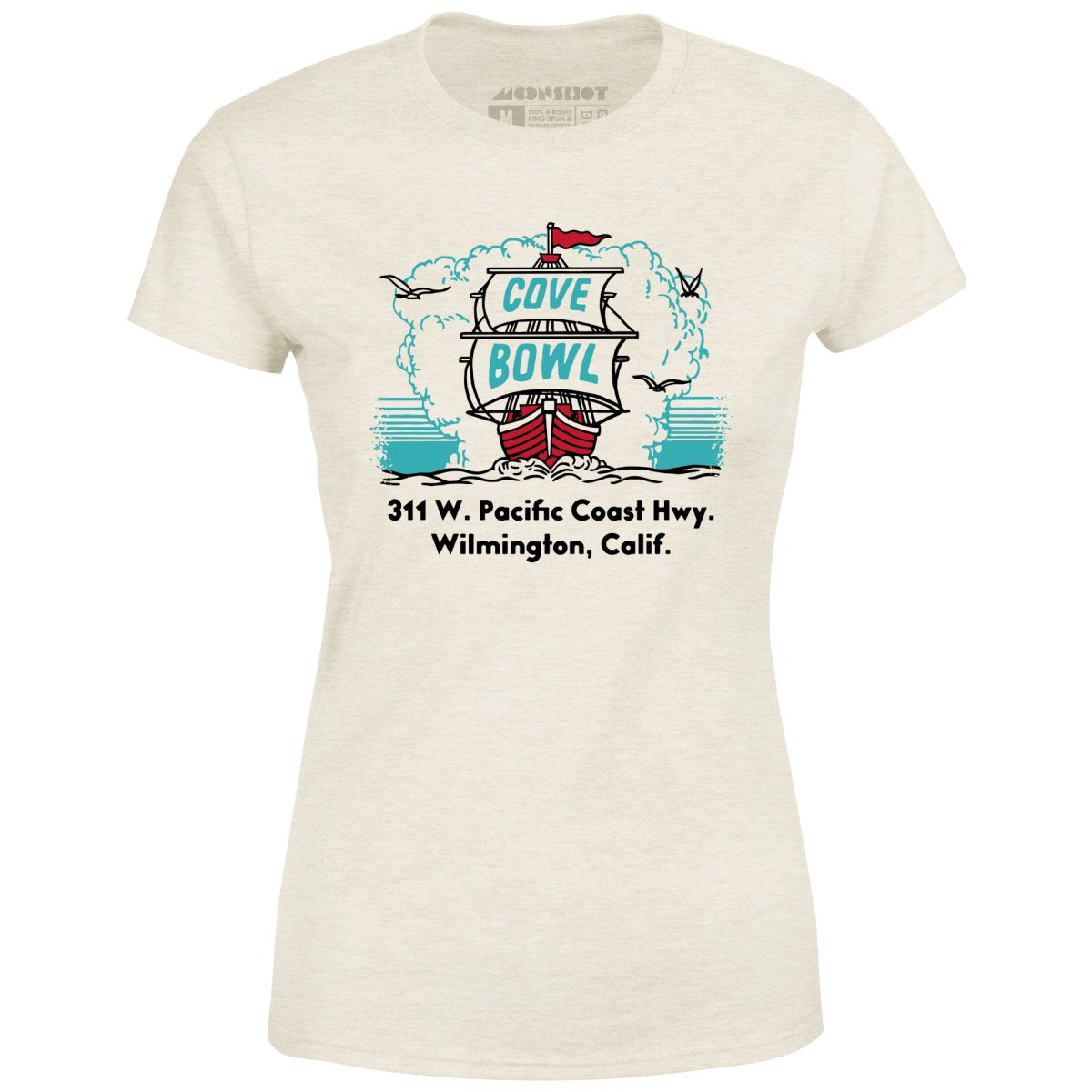 Cove Bowl - Wilmington, CA - Vintage Bowling Alley - Women's T-Shirt