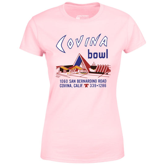 Covina Bowl - Covina, CA - Vintage Bowling Alley - Women's T-Shirt