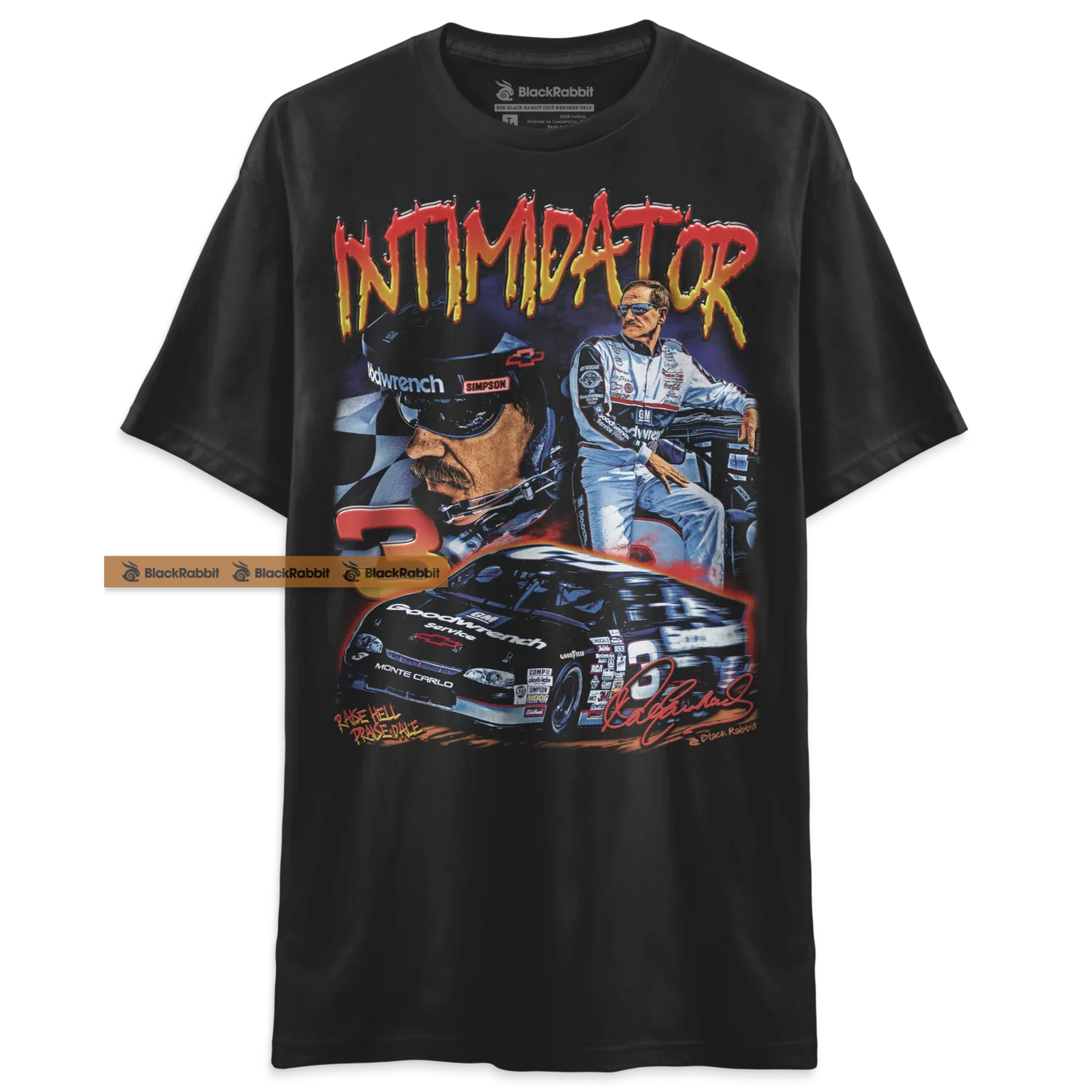 Dale Earnhardt Intimidator Raise Hell Praise Dale 90s Recreation Retro Vintage Bootleg Unisex Classic T-Shirt