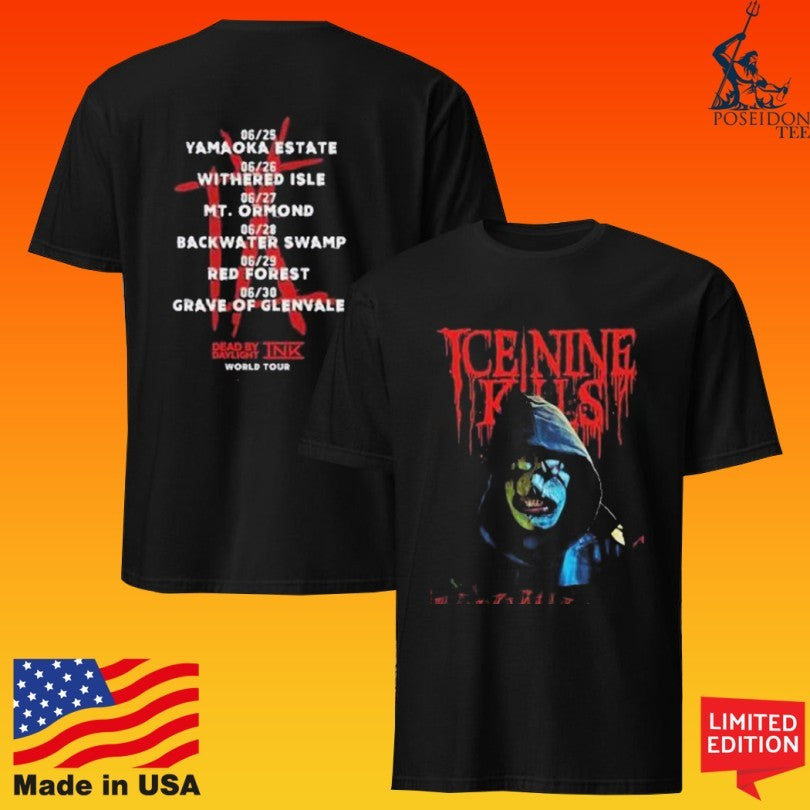 Dead By Daylight X Ice Nine Kills Dead By Daylight Tour Replica T-shirt