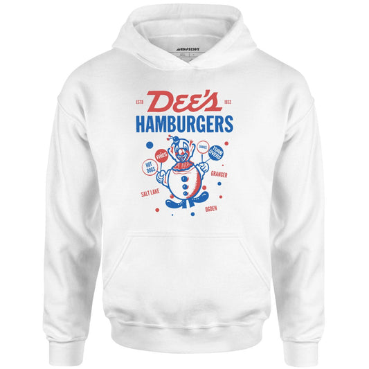 Dee's Hamburgers - Salt Lake City, UT - Vintage Restaurant - Unisex Hoodie