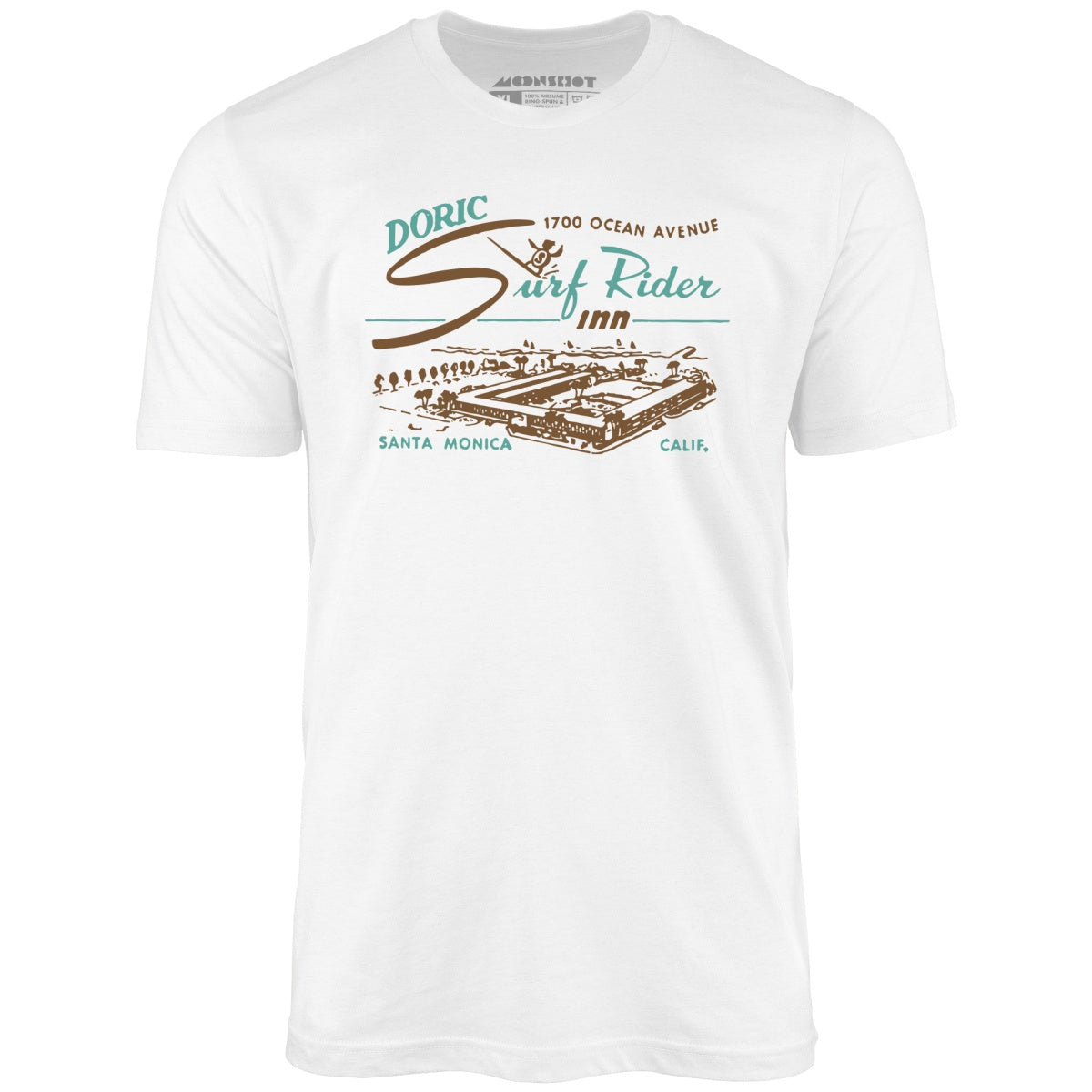 Doric Surf Rider Inn - Santa Monica, CA - Vintage Hotel - Unisex T-Shirt