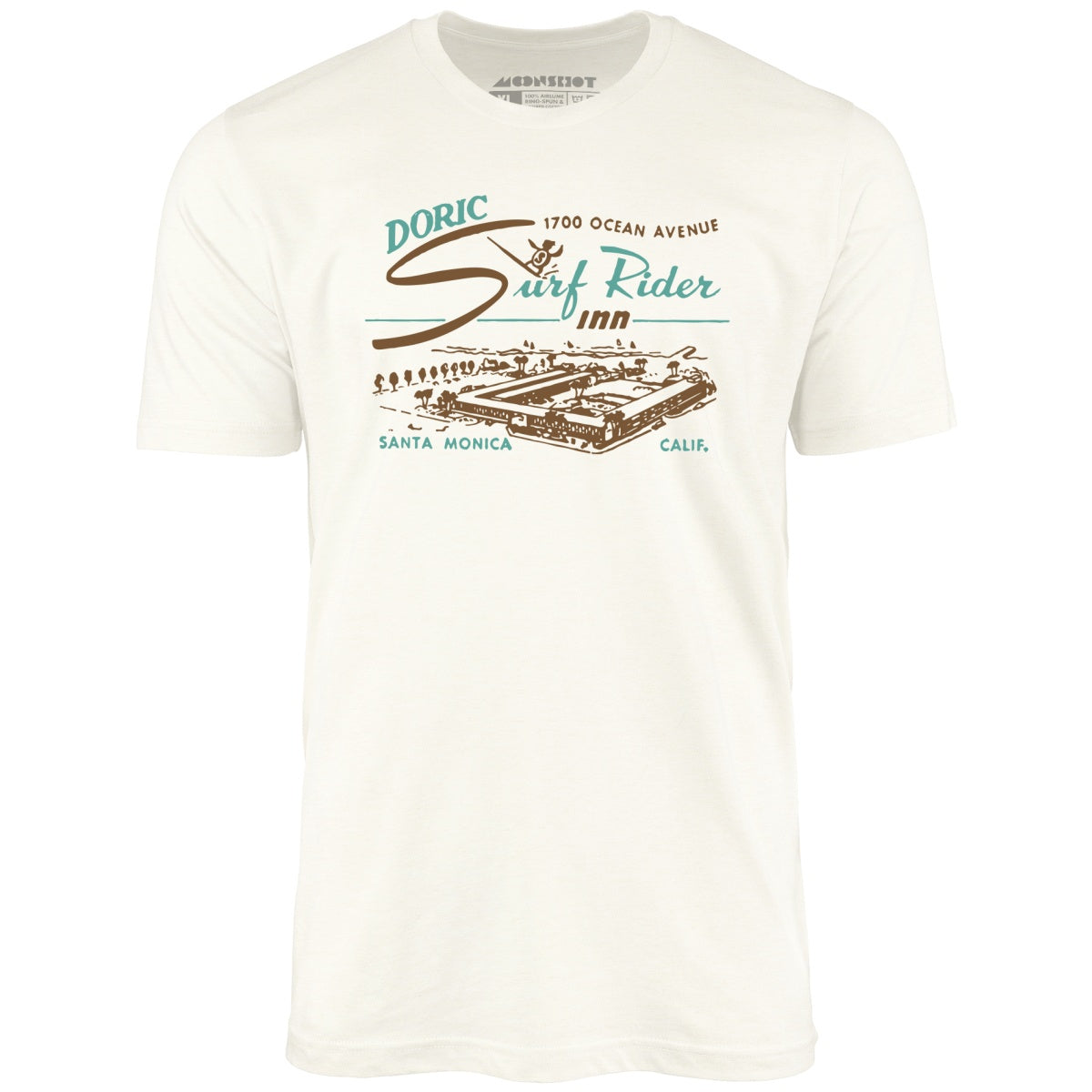 Doric Surf Rider Inn - Santa Monica, CA - Vintage Hotel - Unisex T-Shirt