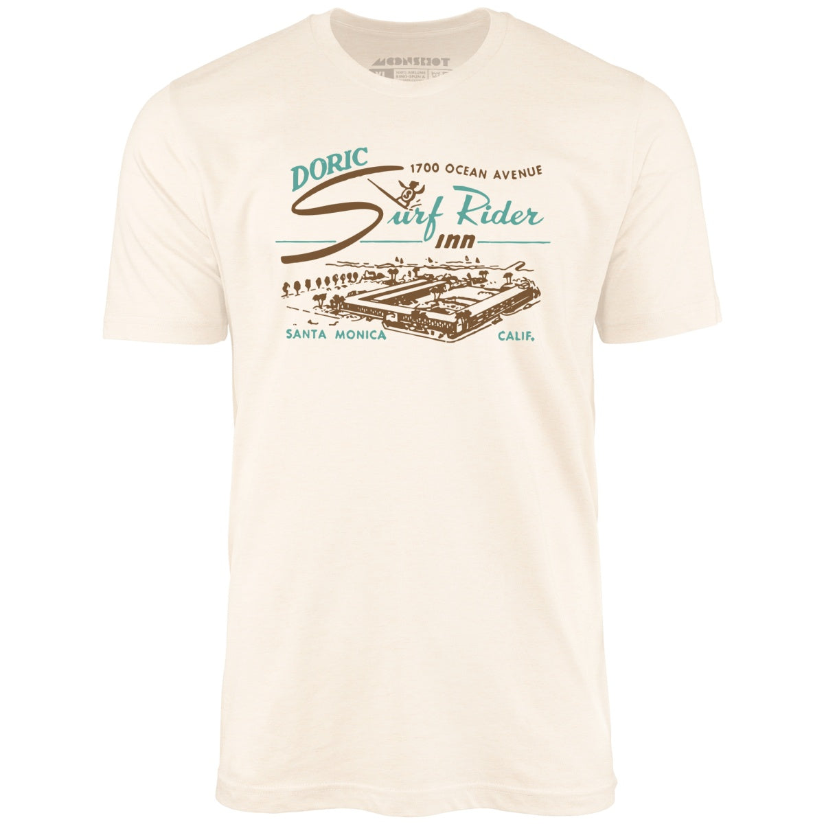 Doric Surf Rider Inn - Santa Monica, CA - Vintage Hotel - Unisex T-Shirt