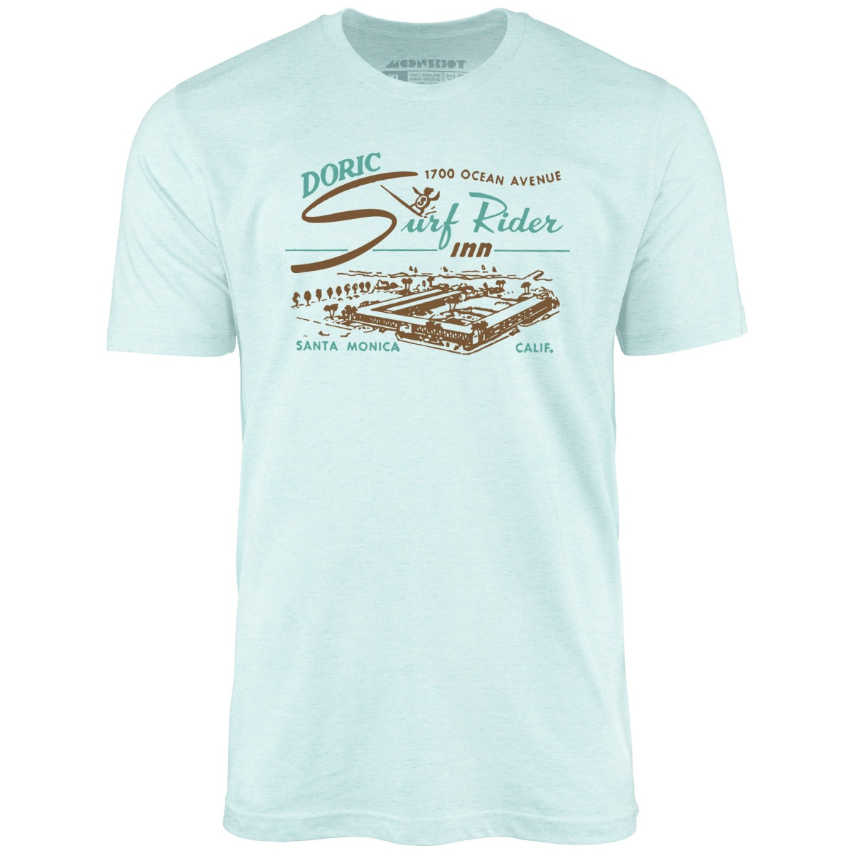 Doric Surf Rider Inn - Santa Monica, CA - Vintage Hotel - Unisex T-Shirt
