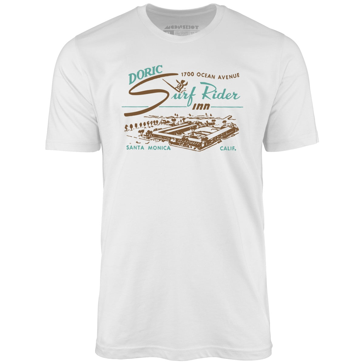 Doric Surf Rider Inn - Santa Monica, CA - Vintage Hotel - Unisex T-Shirt