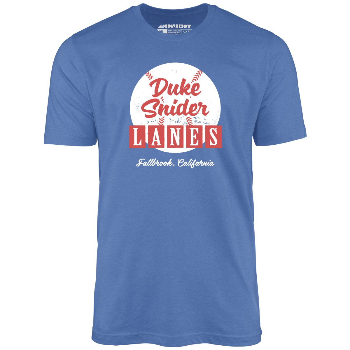Duke Snider Lanes - Fallbrook, CA - Vintage Bowling Alley - Unisex T-Shirt