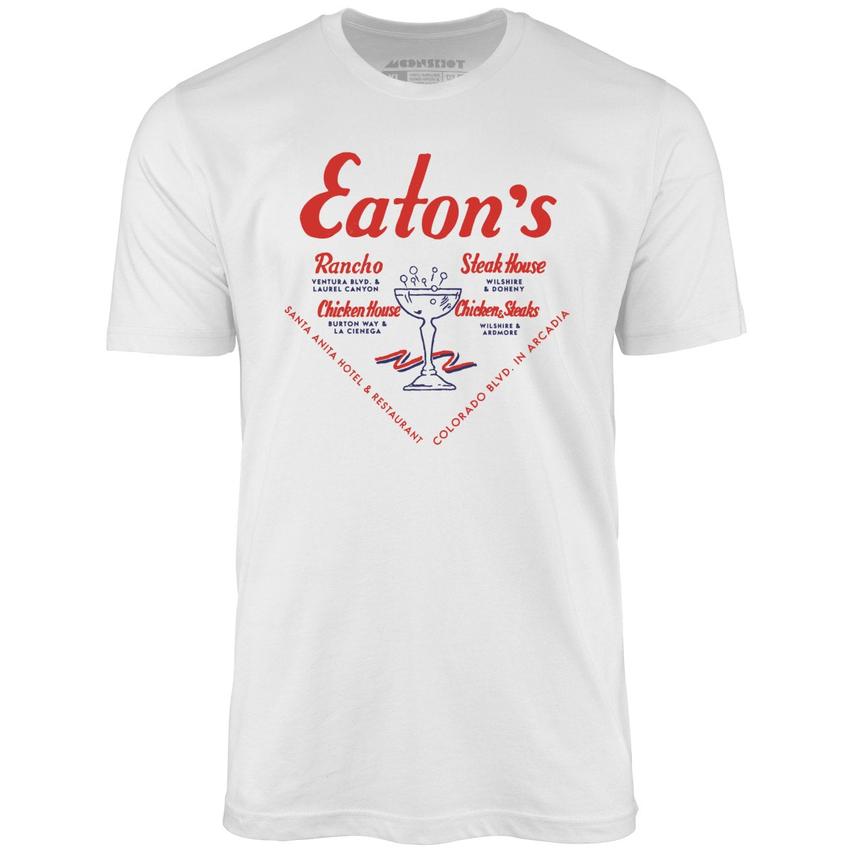 Eatons Restaurants - Los Angeles, CA - Vintage Restaurant - Unisex T-Shirt
