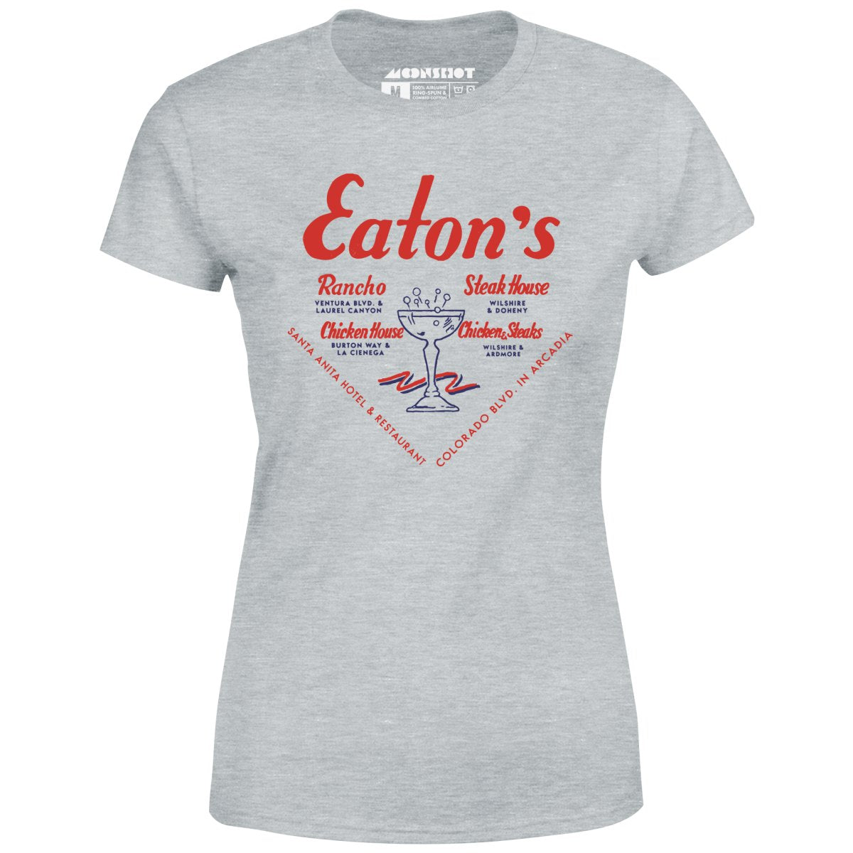 Eatons Restaurants - Los Angeles, CA - Vintage Restaurant - Women's T-Shirt