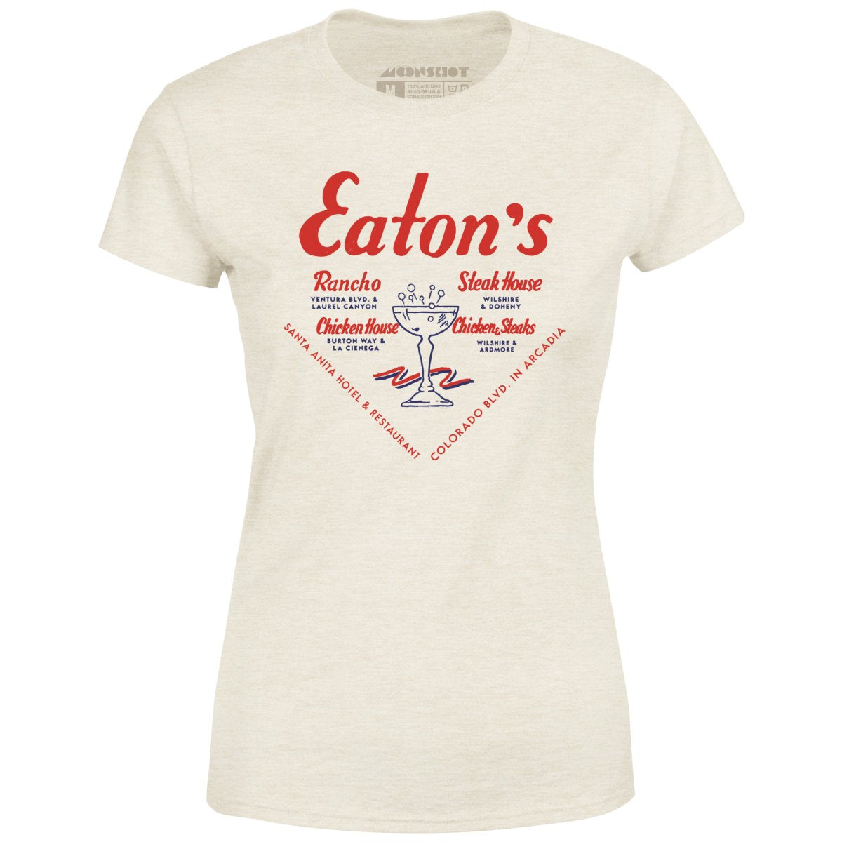 Eatons Restaurants - Los Angeles, CA - Vintage Restaurant - Women's T-Shirt