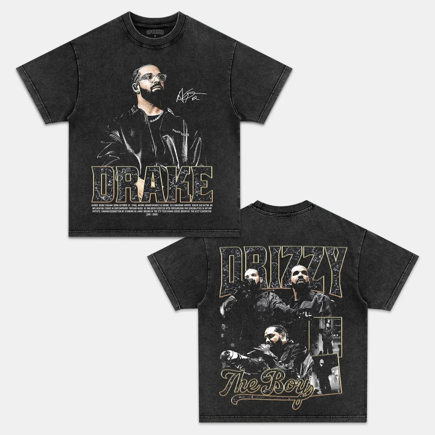 DRAKE VINTAGE TEE Style001
