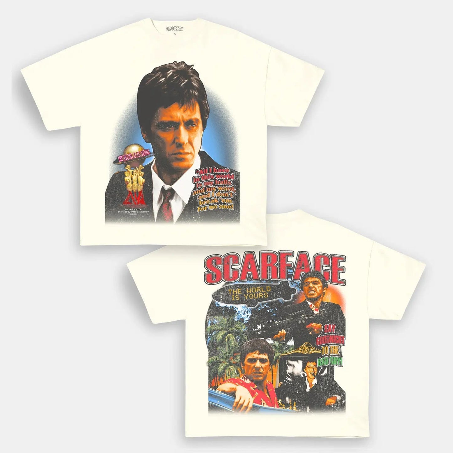 SCARFACE TEE Style002 - clothing by TeeHivey.com (Image 4)