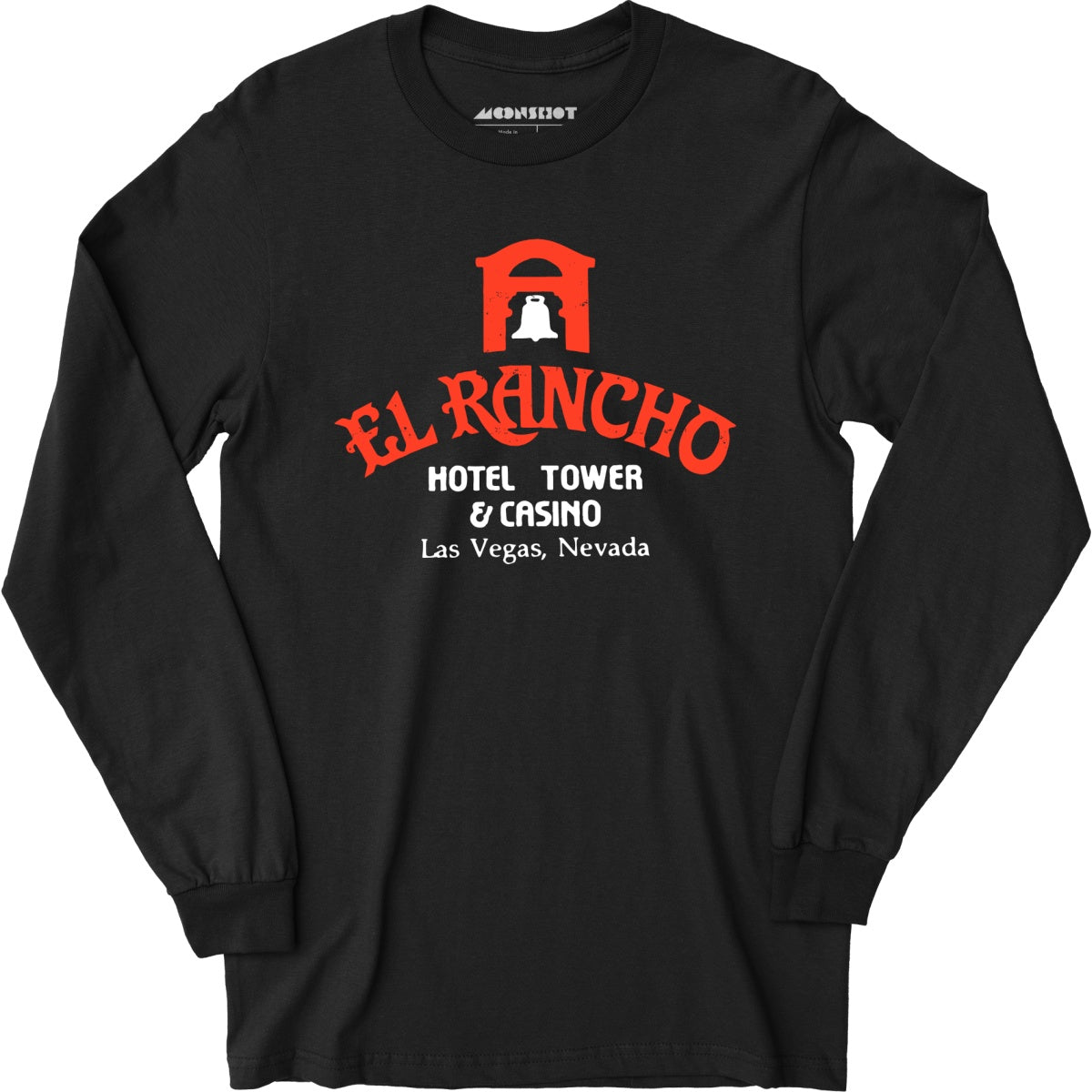 El Rancho Hotel Tower & Casino - Vintage Las Vegas - Long Sleeve T-Shirt