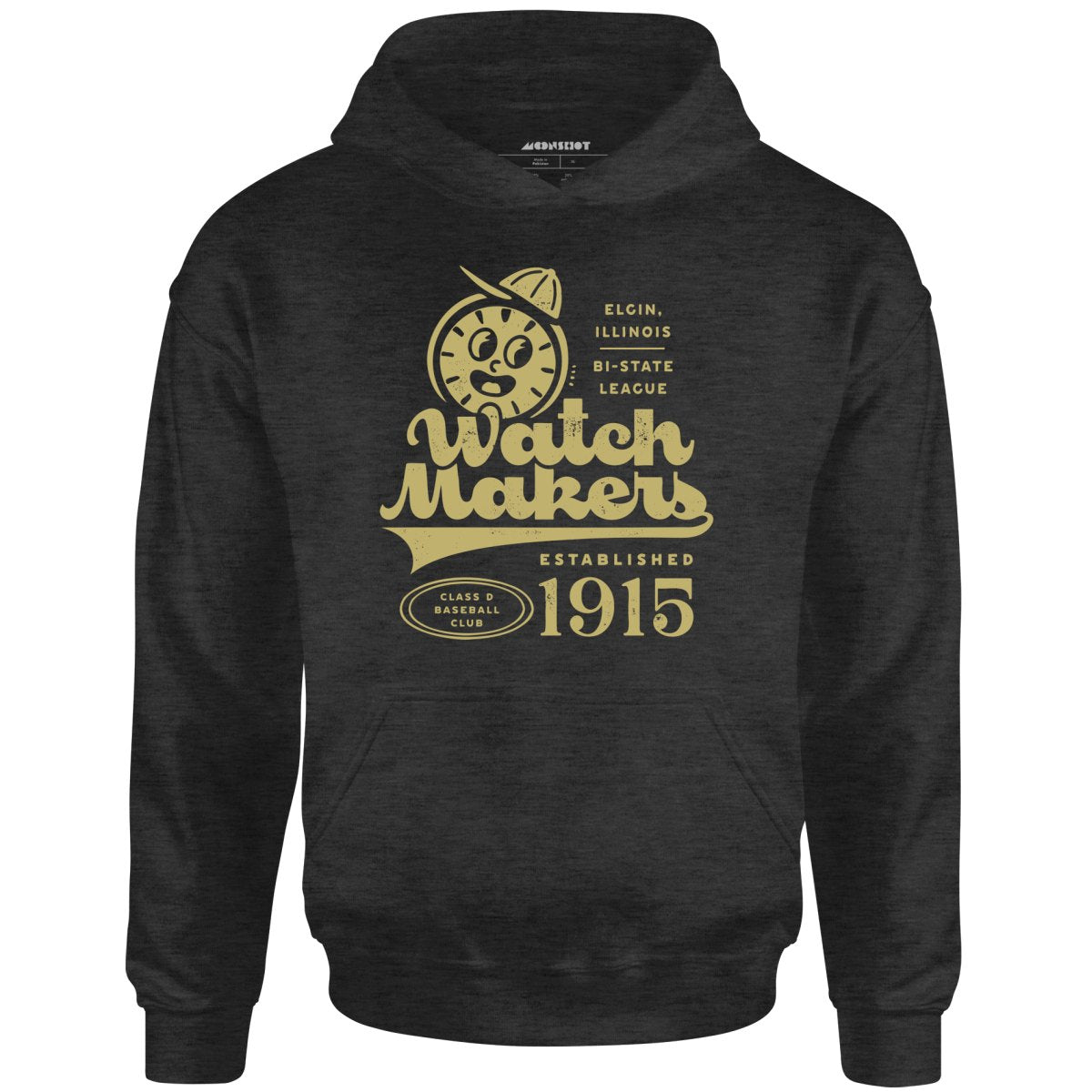 Elgin Watch Makers - Illinois - Vintage Defunct Baseball Teams - Unisex Hoodie