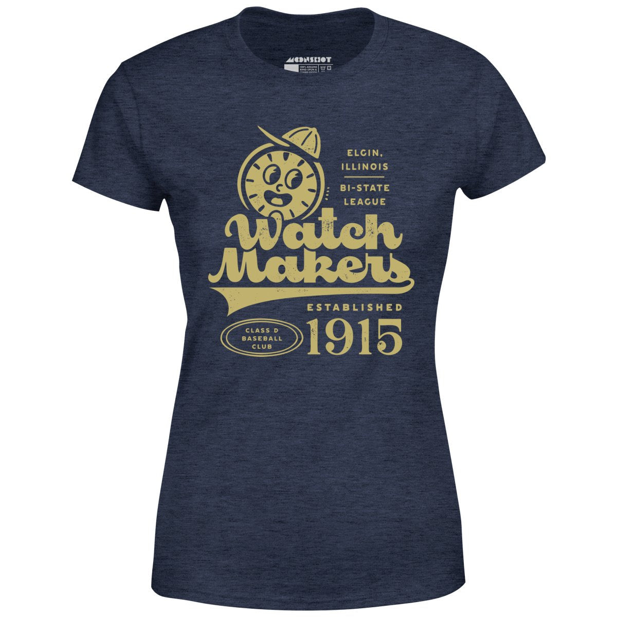 Elgin Watch Makers - Illinois - Vintage Defunct Baseball Teams - Women's T-Shirt