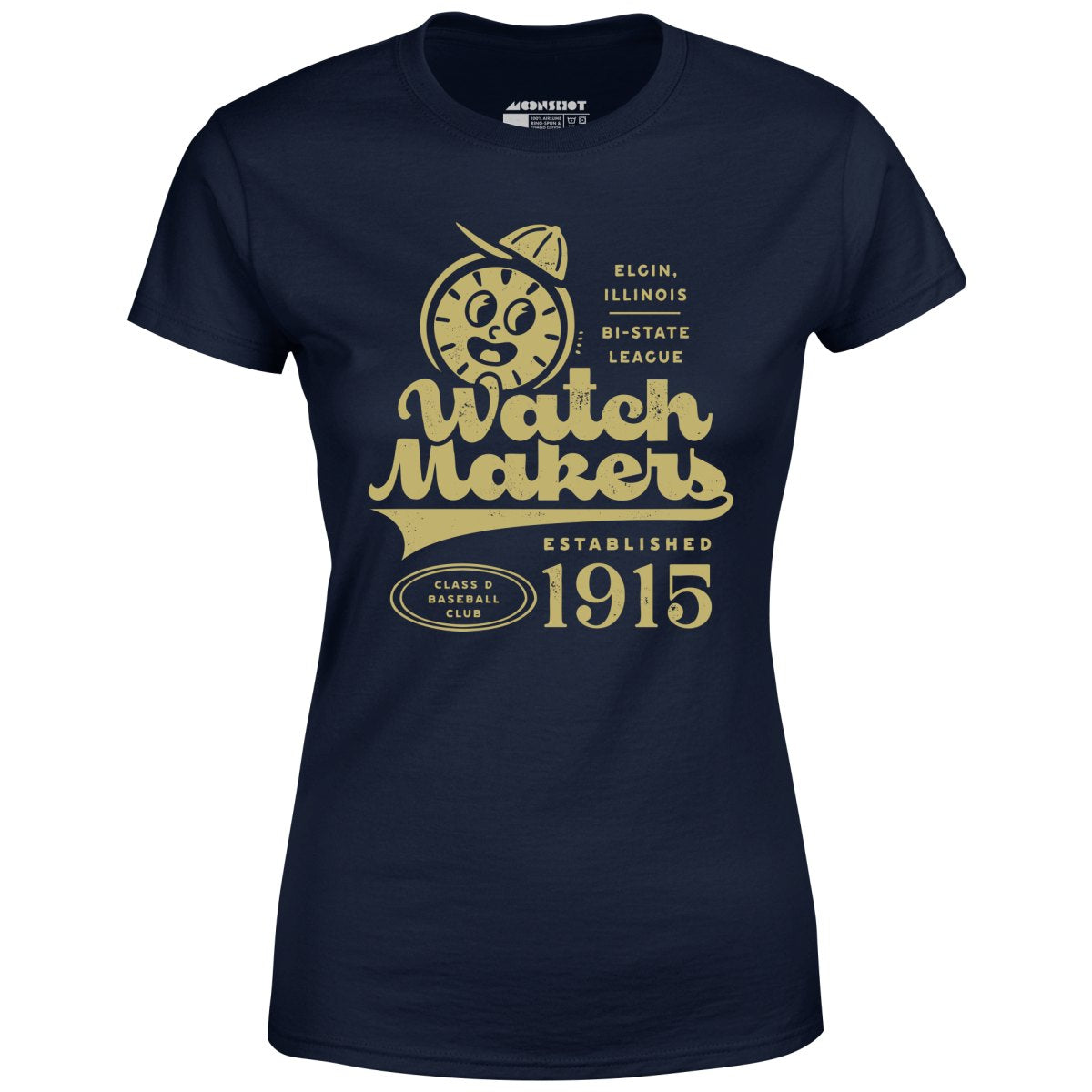 Elgin Watch Makers - Illinois - Vintage Defunct Baseball Teams - Women's T-Shirt