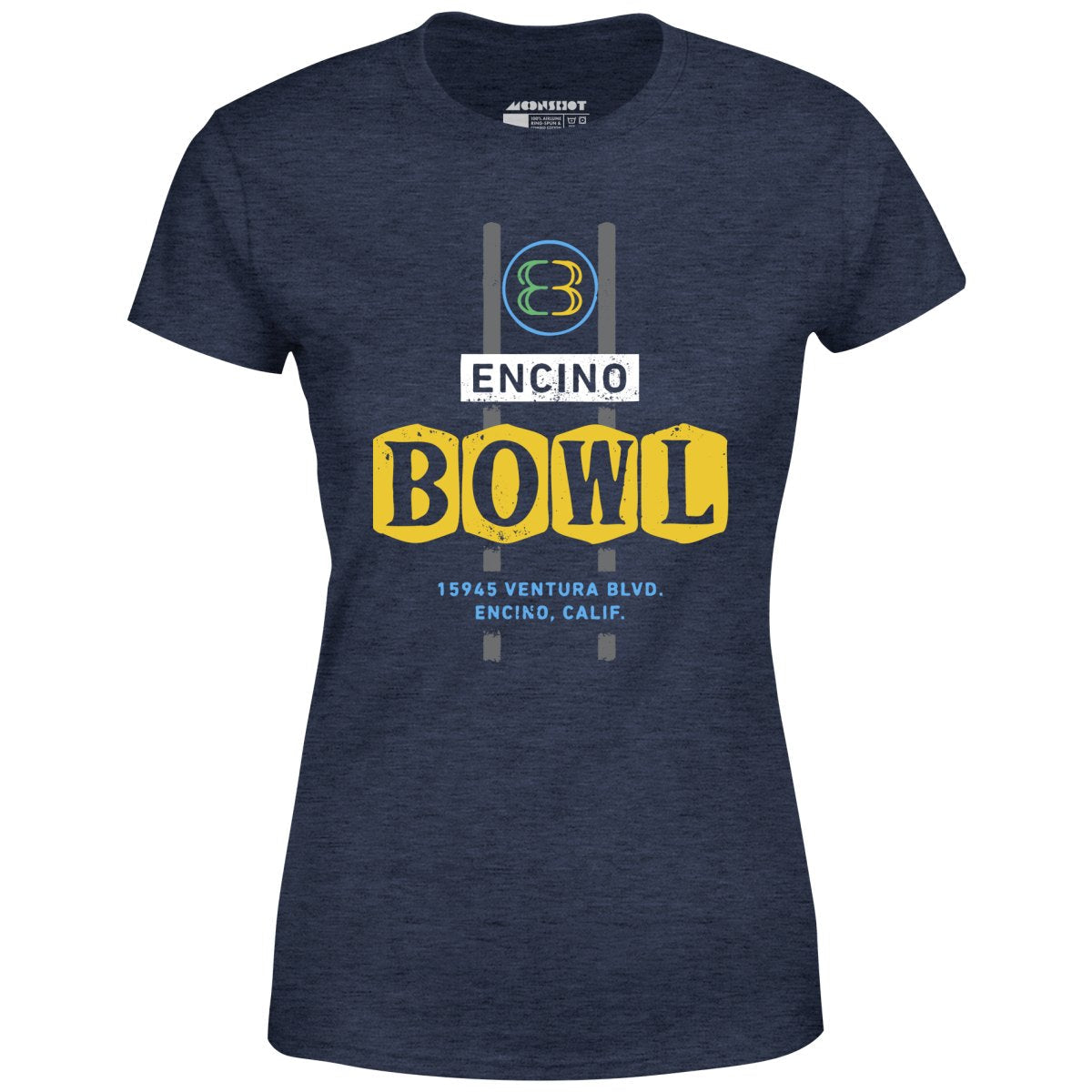 Encino Bowl - Encino, CA - Vintage Bowling Alley - Women's T-Shirt