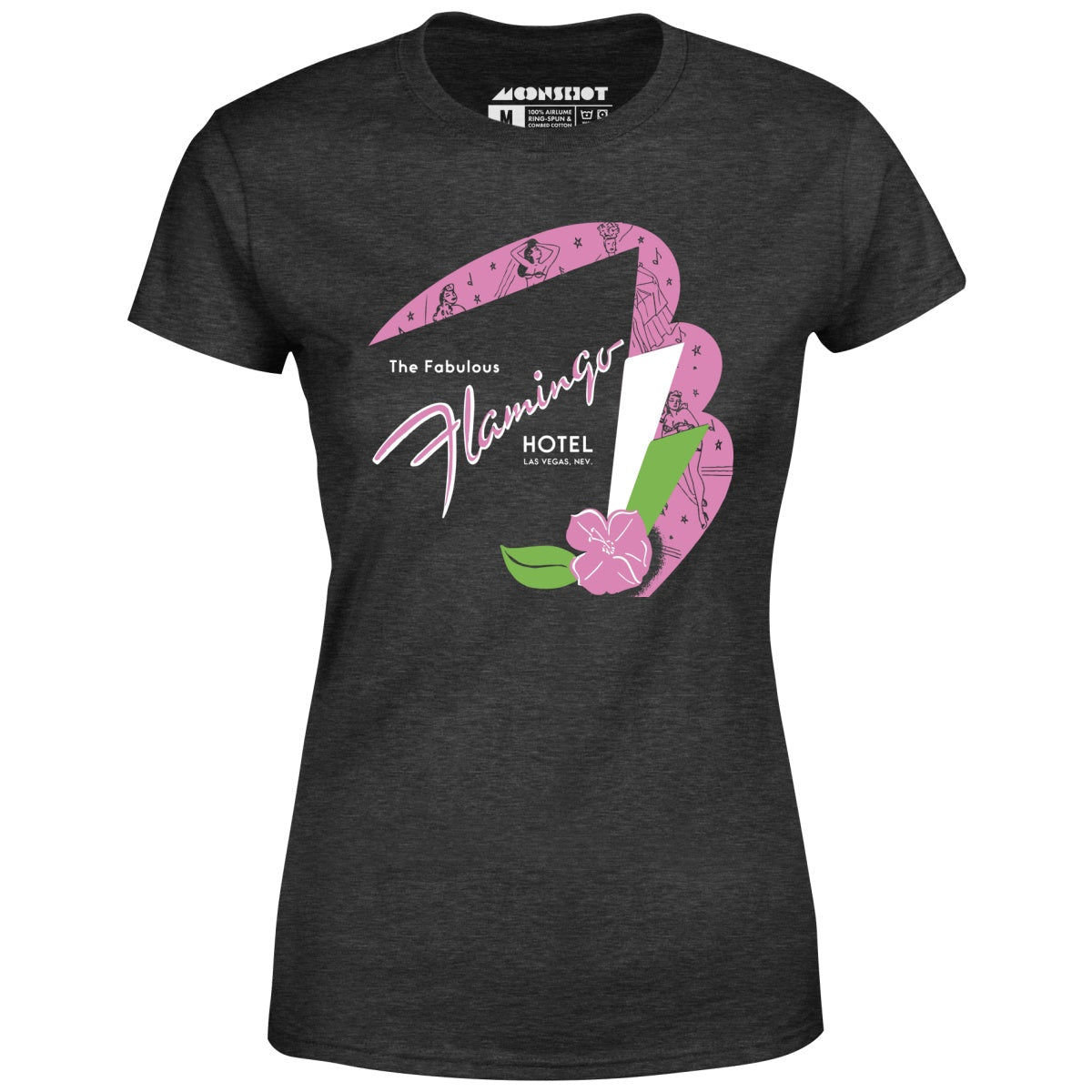 Fabulous Flamingo Hotel v2 - Vintage Las Vegas - Women's T-Shirt