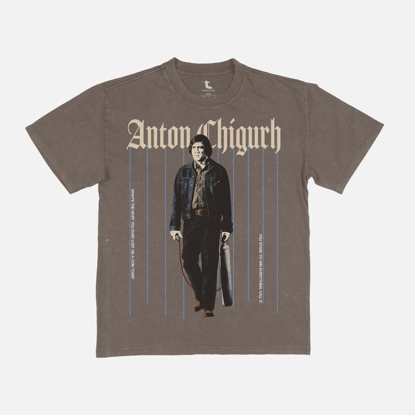 Anton Chigurh Pinstripes Graphic Tee