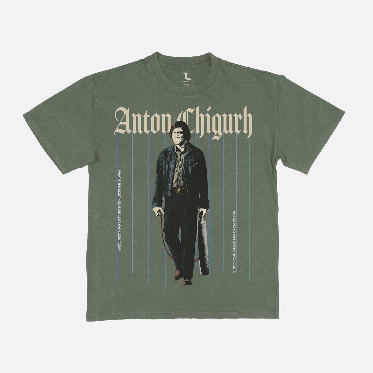 Anton Chigurh Pinstripes Graphic Tee