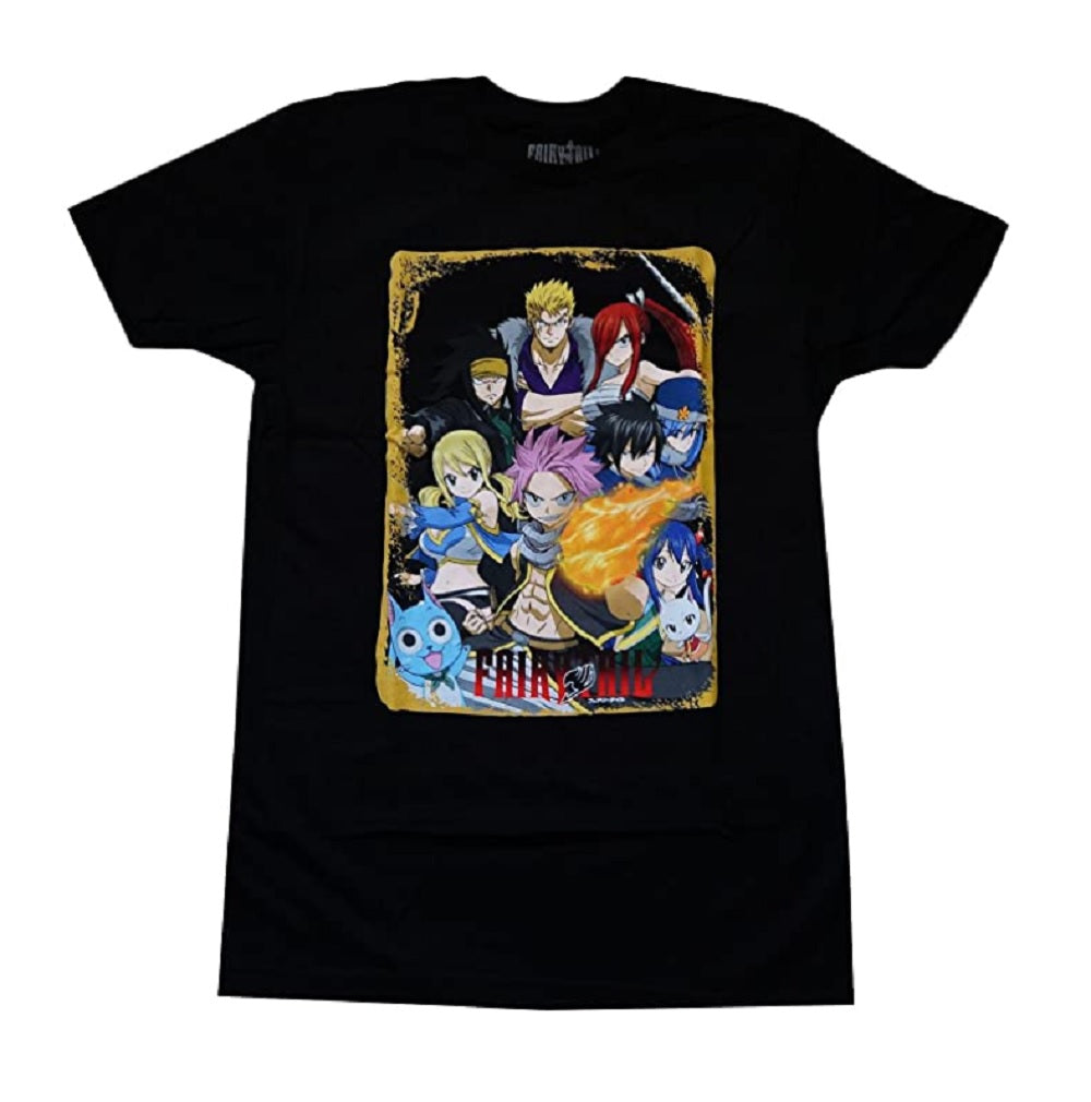 Fairy Tail Season 7 Guild Heroes Group Anime Adult T-Shirt - clothing by TeeHivey.com