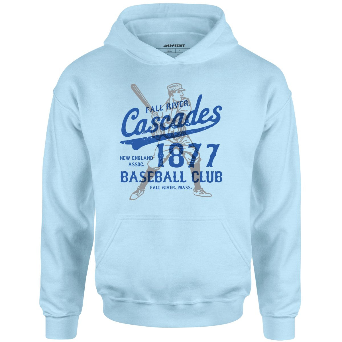 Fall River Cascades - Massachusetts - Vintage Defunct Baseball Teams - Unisex Hoodie