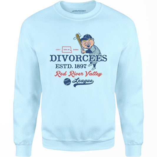 Fargo Divorcees - North Dakota - Vintage Defunct Baseball Teams - Unisex Sweatshirt