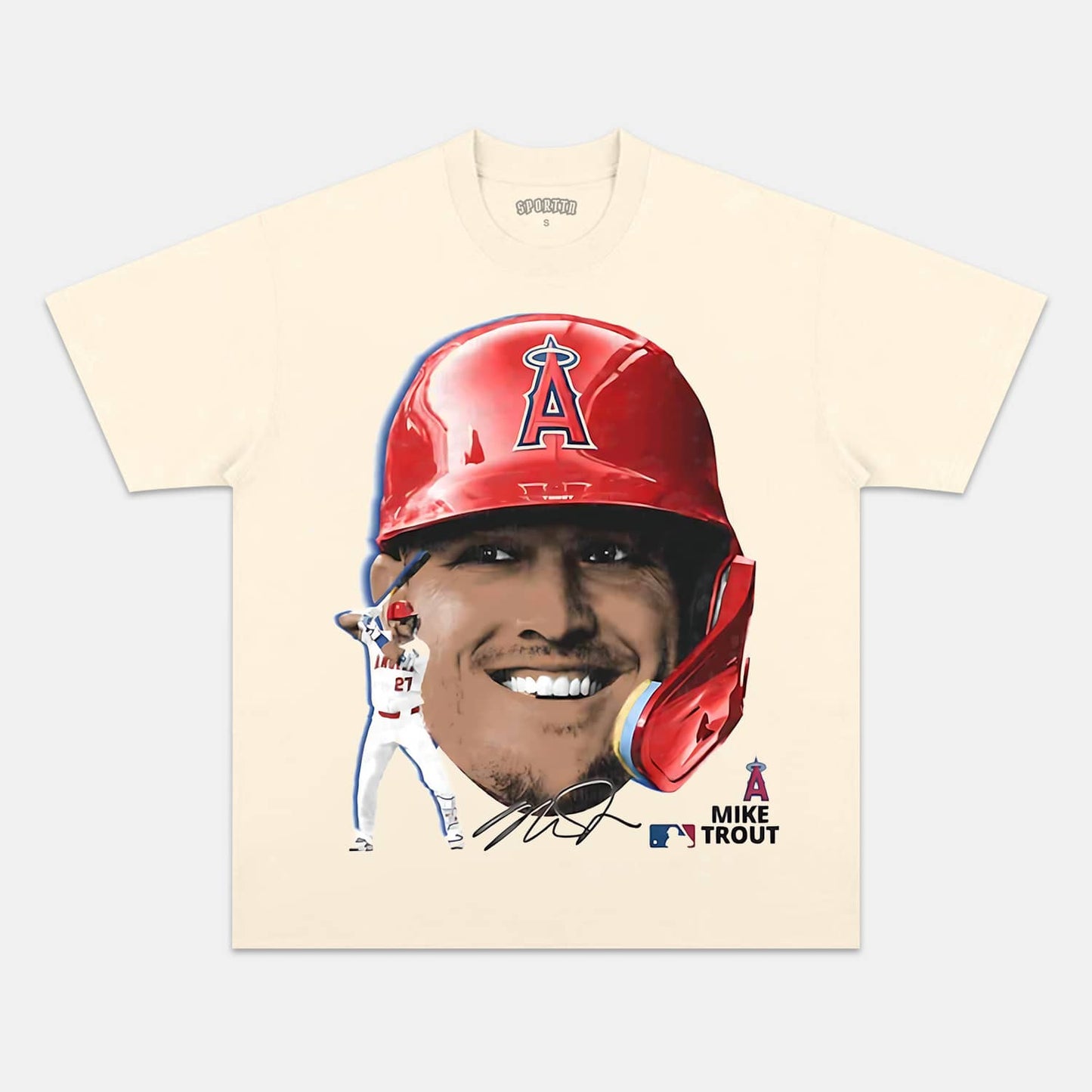 BIG FACE MIKE TROUT TEE Style001
